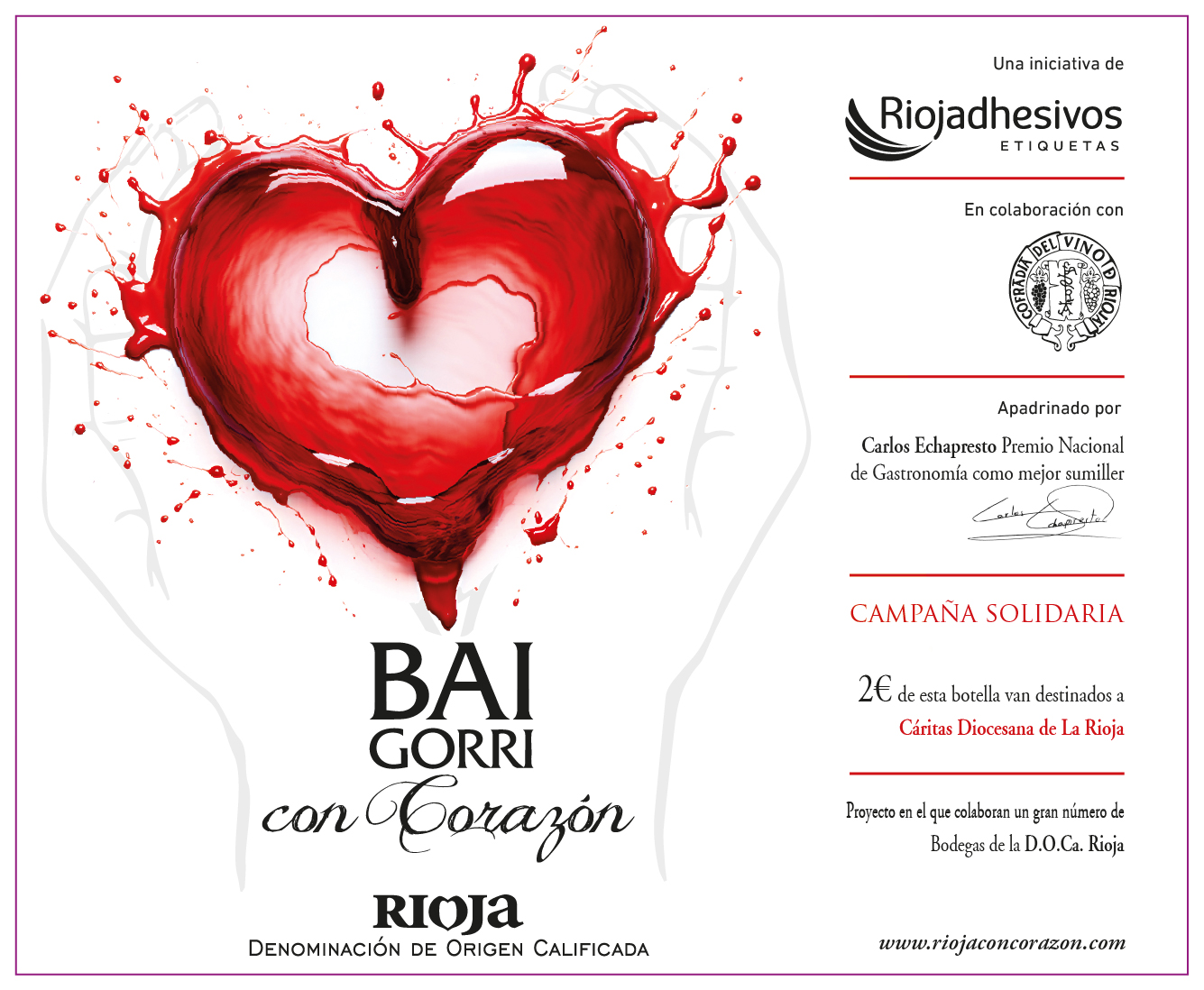 Baigorri Crianza Rioja con Corazón